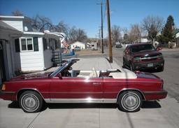 1986 Chrysler LeBaron Convertible