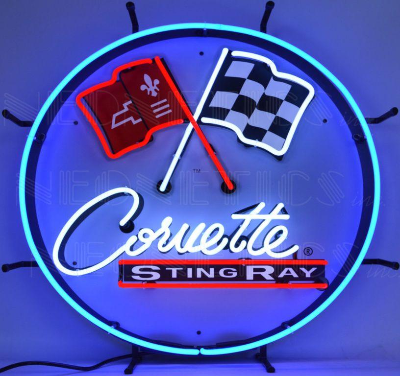 Chevrolet Corvette Stingray Neon Sign