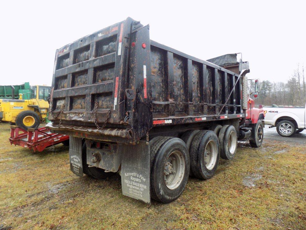 1995 IH S2574 Tri-Axle Dump Truck, Cat 3176 Dsl Eng, 8LL Trans, 16' Steel B