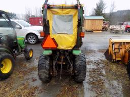 JD 2320 4WD Compact Tractor w/Cab, Hydro, 3PTH, 981 Hrs, S/N: 503498