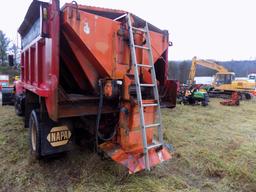 Orange Steel 11' Hyd. Sander/Salter Body - *In IH Truck - Sells Seperately*