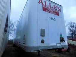 1993 Pines 53' Semi-Van Trailer - w/Title, Vin #: 1PNV532N0PKB47459