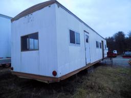 50' Office Trailer - 10' Wide, (2) Doors, Heat & A/C Work Well, Lg. Area Pl