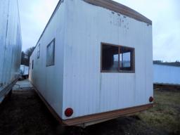 50' Office Trailer - 10' Wide, (2) Doors, Heat & A/C Work Well, Lg. Area Pl