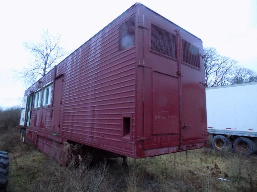 45' Storage/Class Room Trailer w/Heat/AC, Side Doors - NO TITLE