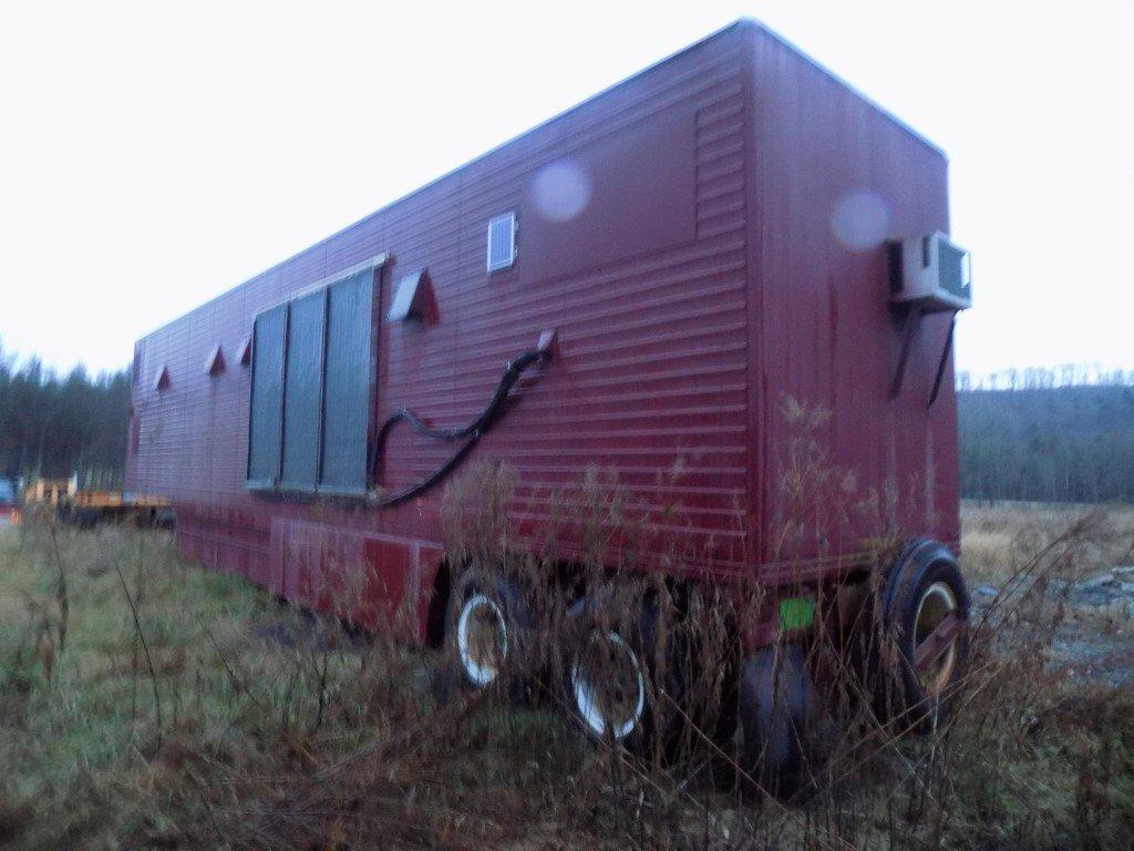 45' Storage/Class Room Trailer w/Heat/AC, Side Doors - NO TITLE