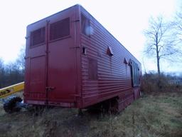 45' Storage/Class Room Trailer w/Heat/AC, Side Doors - NO TITLE