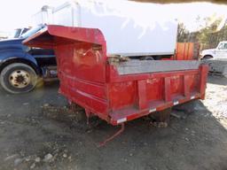 Red 10' Dump Body w/ Hoist