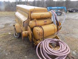 Diesel Air Compressor, Trailer Mounted, Needs Work