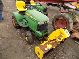 JD 325 w/ Snowblower, NO Deck, S/N 057032