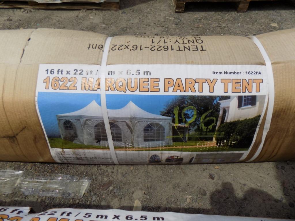 16 x 22 Marwuee Party Tent w/ Sides - NIB