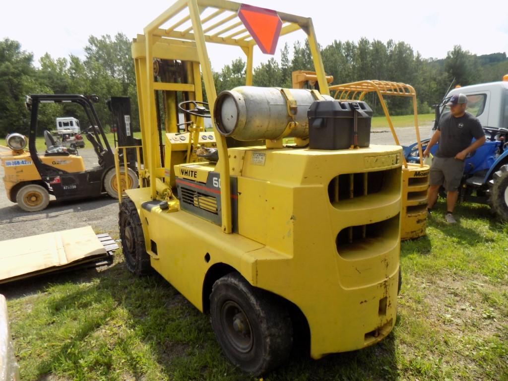 White 60 LPG Forklift, 2 Stage, 6000IB Capacity, 48'' Forks, 8,270 Hrs, SN: