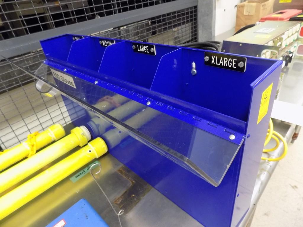 Blue Glove Cabinet