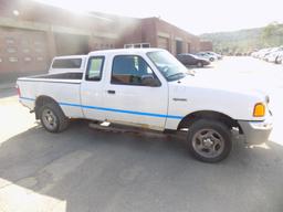 2005 Ford Ranger, 4WD, Extended Cab, White, Automatic, 92,134 Miles, Vin# 1