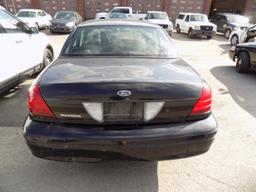 2007 Ford Crown Vic Tow, 4DSN, Black, Automatic, Police Package, TMU Miles,