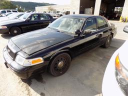 2007 Ford Crown Vic Tow, 4DSN, Black, Automatic, Police Package, TMU Miles,