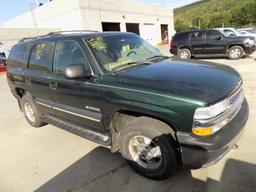 2003 Chevrolet Tahoe, SUV, 4wd, Green, Automatic, 136,631 Miles, Vin# 1GNEK