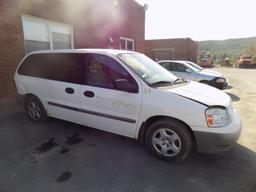 2007 Ford Freestar Van, White, Extra Tires, Automatic, 176,866 Miles, Vin#