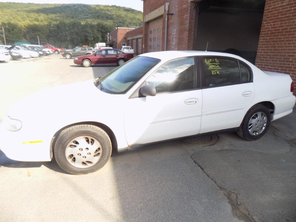 2002 Chevrolet Malibu, 4DSN, White, V6, Automatic, 85,762 Miles, Vin# 1G1ND