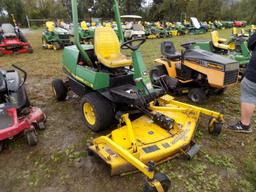 JD F1145 Front Mower, 4WD w/72'' Deck, Dsl, 1856 Hrs, S/N- 18018L (was lot