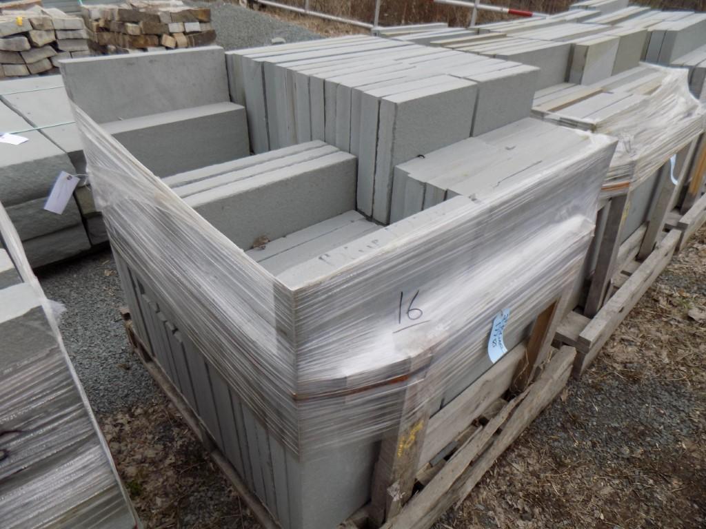 Pallet of 2'' Thermaled Pattern, Assorted Sizes, 177 SF, sold by SF