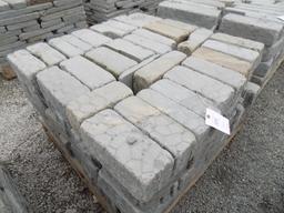 Pallet of Tumbled Belgiums, Assorted Sizes, 48 SF, Sold by SF