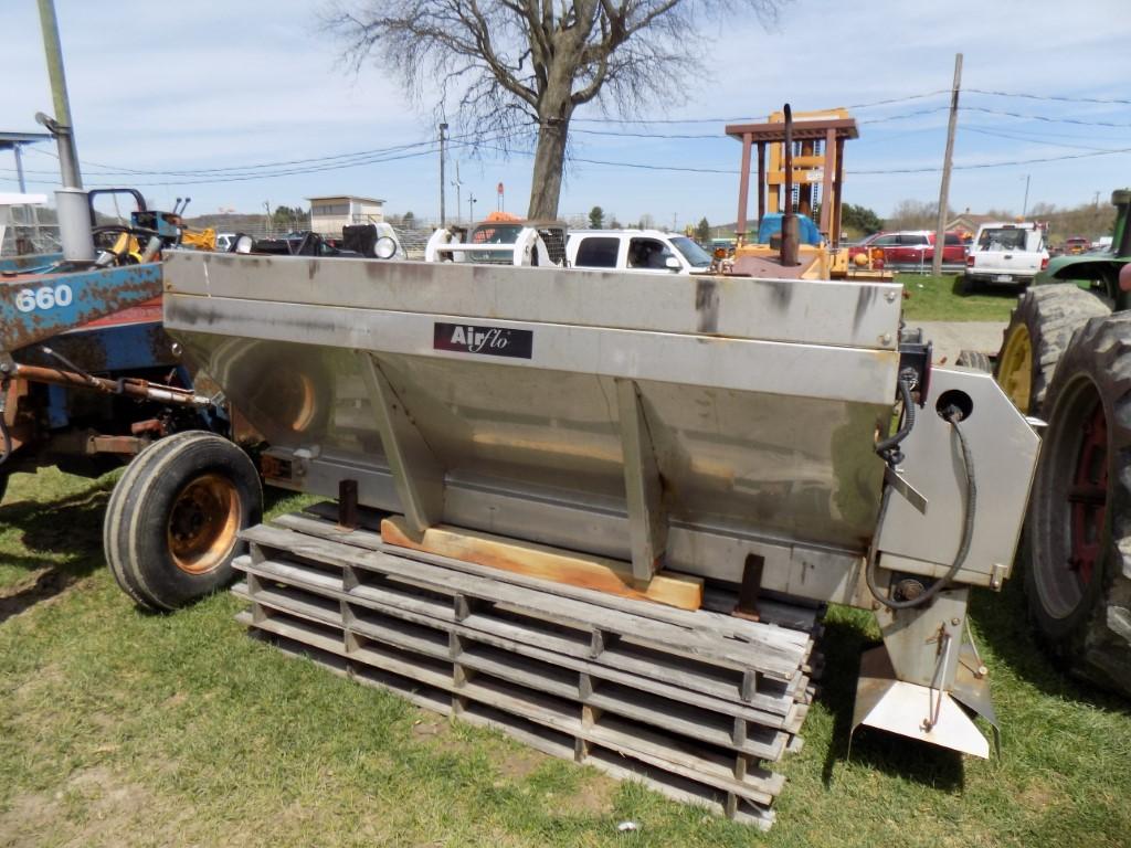 Air Flo Salt Spreader - WILL BRING ELECTRIC CONTROLS SAT MORNING