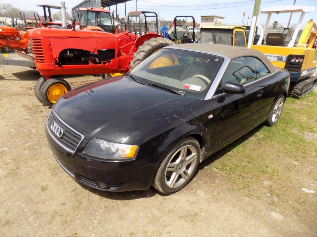 2004 Audi A4, Black, 119,974 Mi, New Parts List, Vin #: WAUAT48H74K003692 -