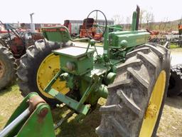 John Deere A Tractor, Narrow Front