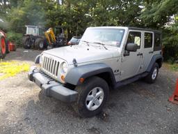 2007 Jeep Wrangler Unlimited, Silver, 4WD, 126,300 Mi., Vin# 1J4GA39167L111