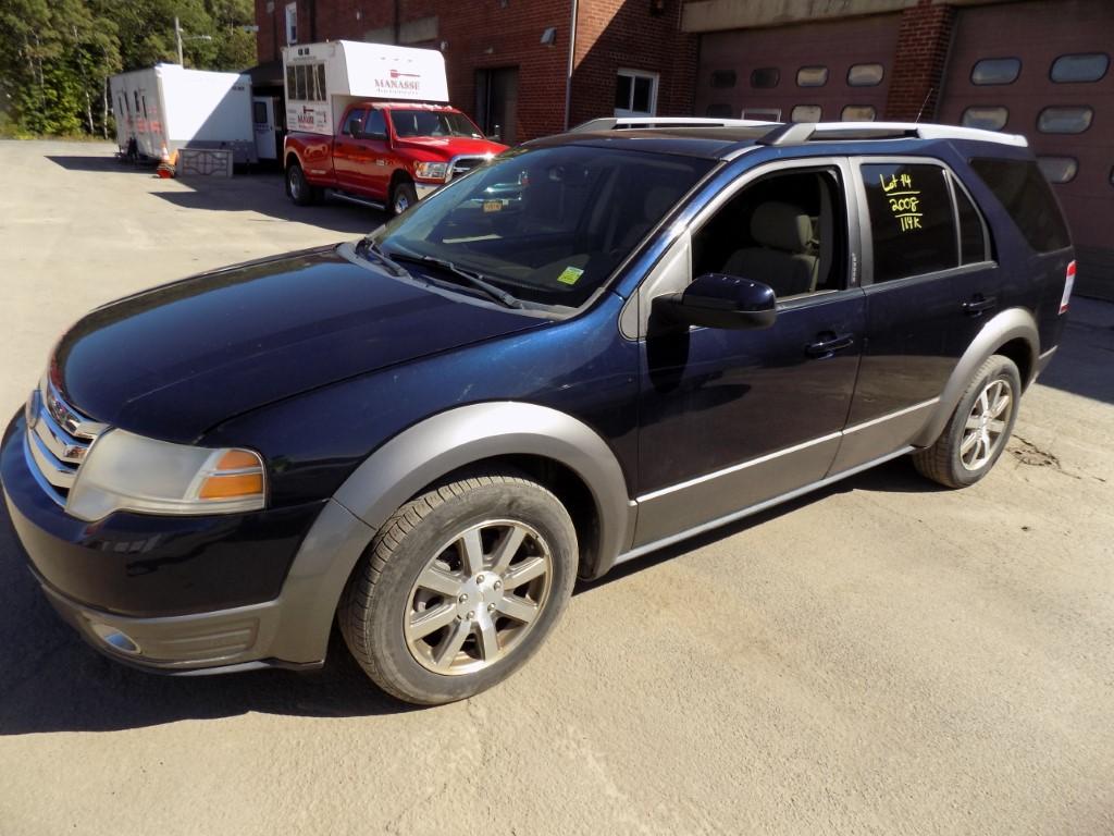 2008 Ford Taurus X, 4WD Crossover, V6, Auto, 3rd Row Seat, Black, 114,943 M