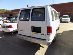 1998 Ford E350 12-Passenger Window Van, V8 Gas Eng, Auto, 70,790 Mi, Vin# 1