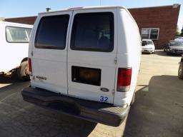 2006 Ford E250 Cargo Van, V8 Gas Eng, Auto, 182,576 Mi, Vin# 1FTNS24W66HB25