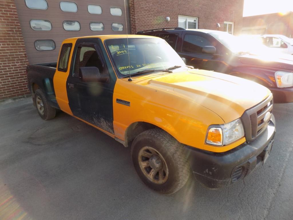 2008 Ford Ranger Ext. Cab Pickup, V6 Auto Trans, 170,135 Mi, Vin# 1FTYR14U4