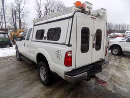 2014 Ford F250, 4WD, Ext. Cab Pickup, White, 6.5' Box, V8 Gas Eng., Auto Tr