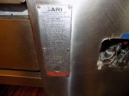 Bari 2-Door SS Pizza Oven, Propane, 73'' Wide, 57'' Tall, 54'' Deep