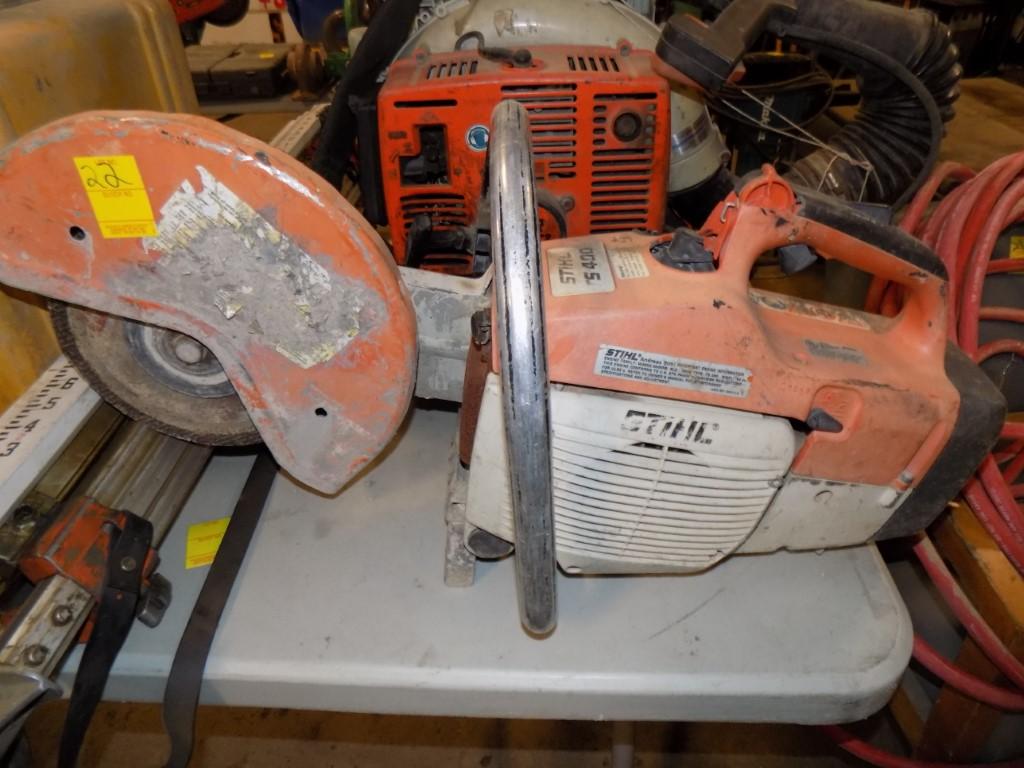 Stihl TS-400 Demo Saw Gas Engine