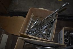 Box Of Open End Wrenches, Mostly SAE