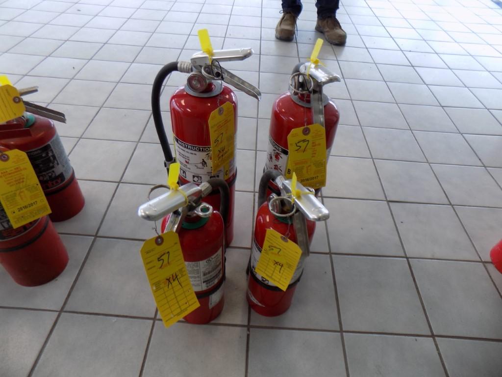 (4) Fire Extinguishers (4 x bid price)