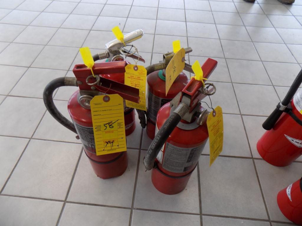 (4) Fire Extinguishers (4 x bid price)