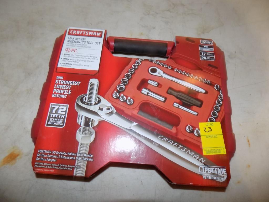 New Craftsman Max Access 41-Pc Pass-Through Ratchet Set