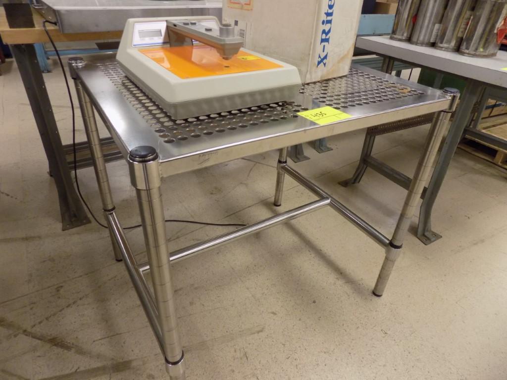 Stainless Steel 36''x30''x33'' Tall  Perforated Work Table