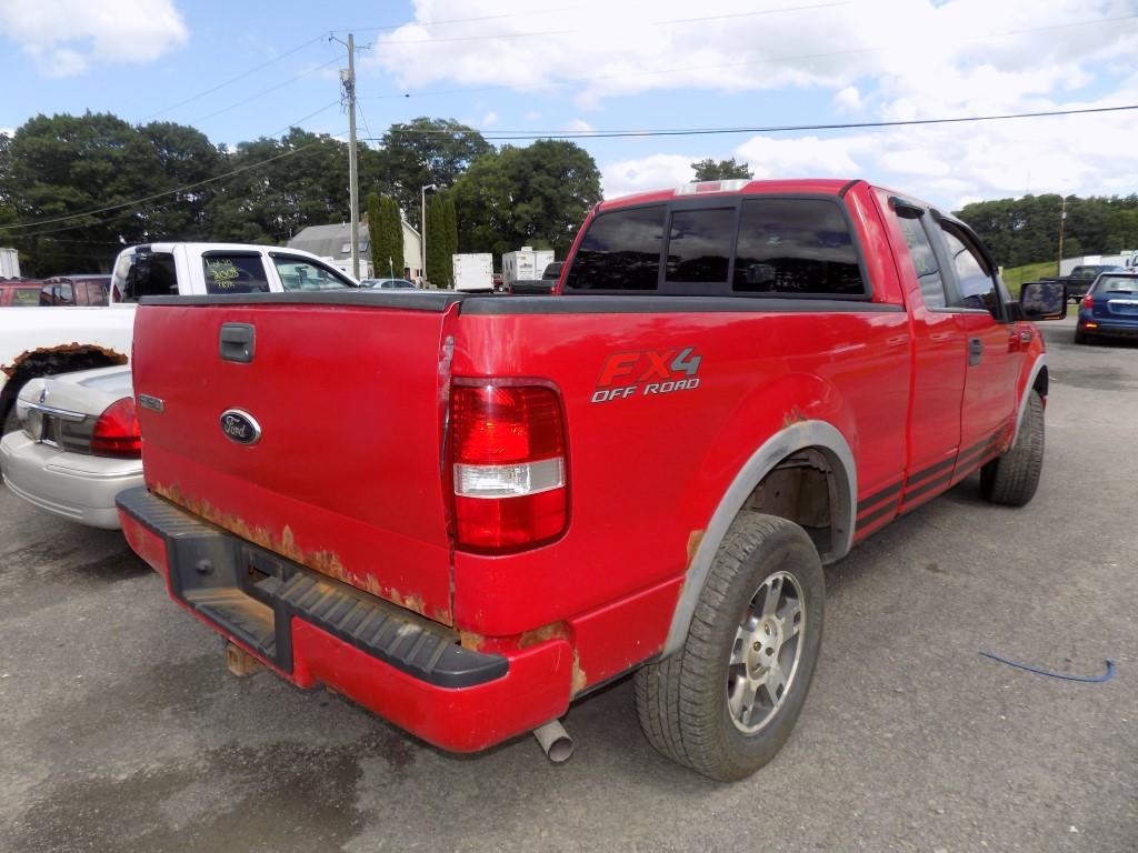 '06 Ford F-150 Ext. Cab, 6' Box FX4, Off-Road Package, Auto, Red, 160,334 M