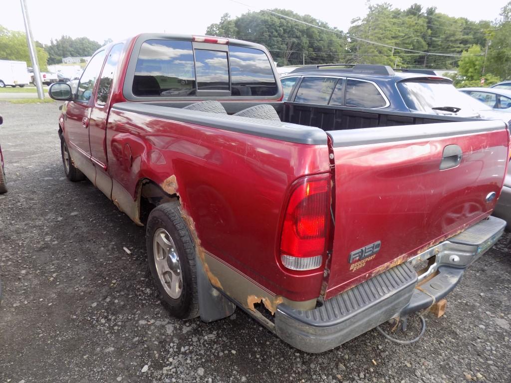 '99 Ford F-150 Ext Cab, Long Box, Red, Auto, TMU, VIN#:2FTRX17W9XCA65306 -