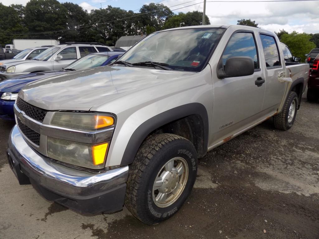 '05 Chevy Colorado Crew Cab, Pewter, Auto, Needs Work, Starts Hard and Won'