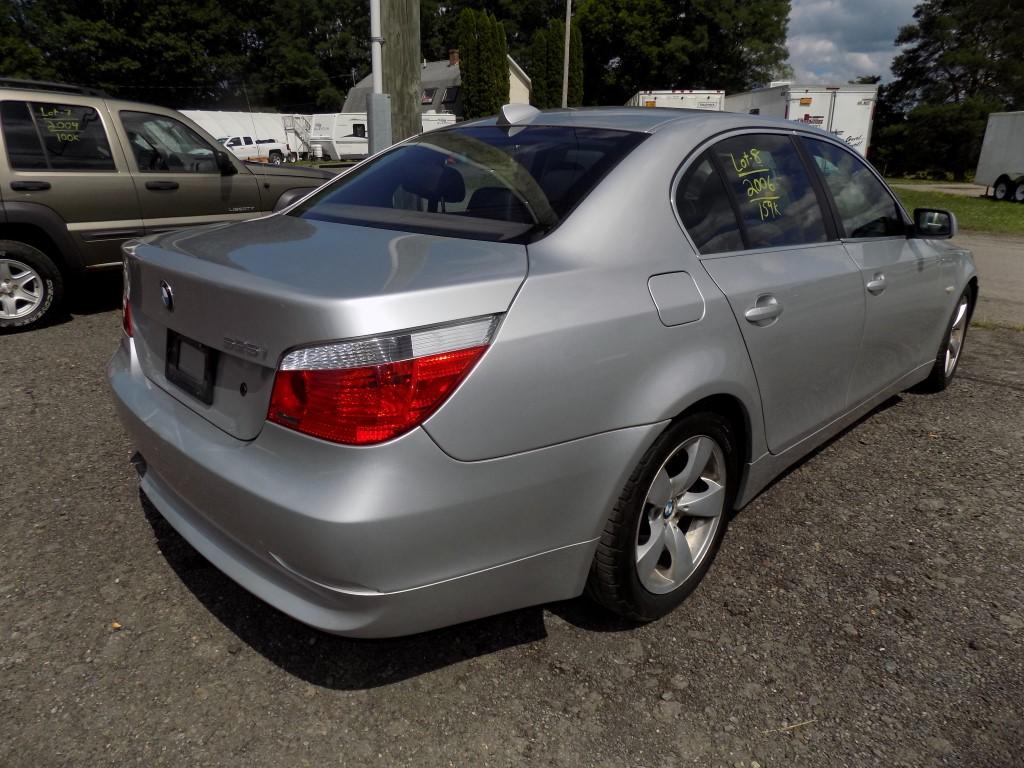 '06 BMW 525i, Silver, Auto, Leather, Sunroof, 159,765 Miles  VIN#:WBANE5359