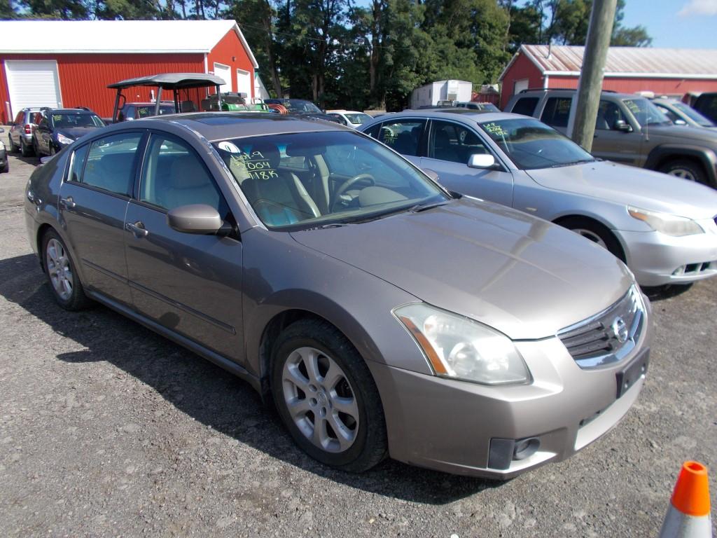 2007 Nissan Maxima 4DSN, Leather, Auto Trans., Sunroof, Pewter, 118,049 Mi.