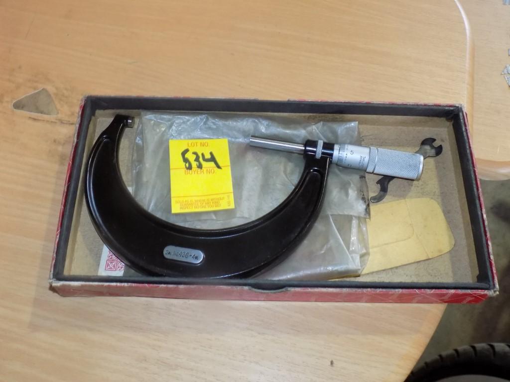 Starrett 4'' Micrometer