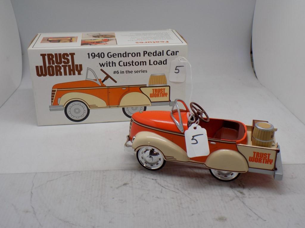 ''Trust Worthy'' 1940 Gendron Pedal Car w/ Custom Load, #6 in the Series by