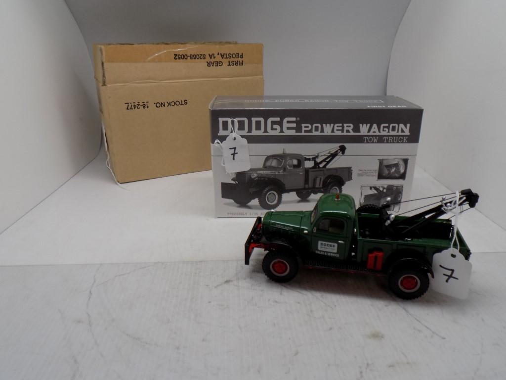 1st Geat Dodge Power Wagon Tow Truck in 1:30 Scale, ''Dodge Top Rated Truck